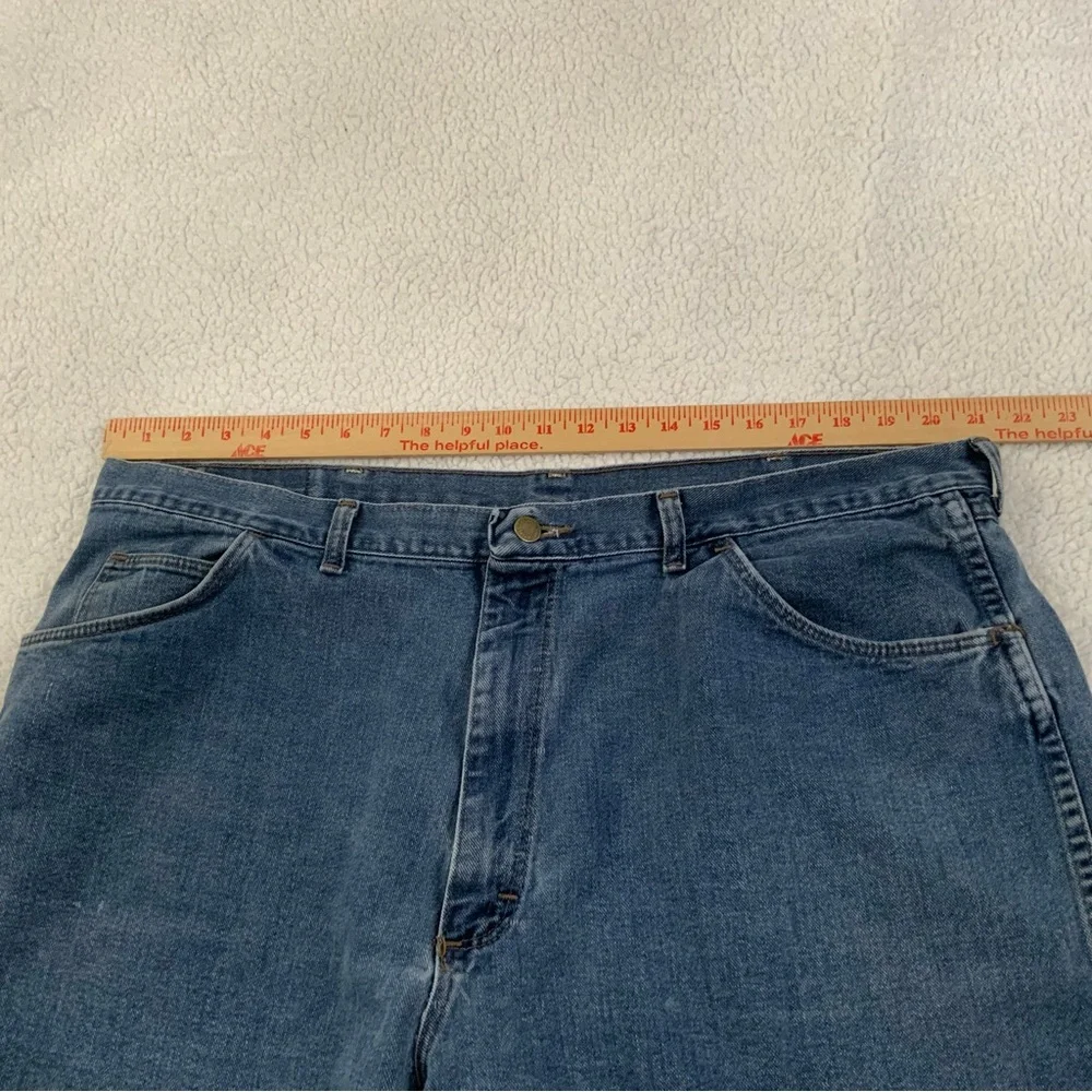 Wrangler Vintage Size 42 Jean Shorts 100% Cotton Medium Wash Denim Made In USA